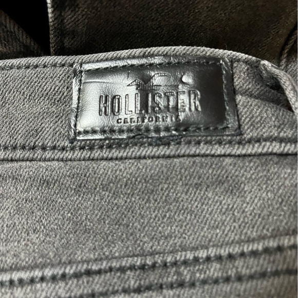 Hollister curvy ultra high rise skinny ankle black wash - 13S - Picture 9 of 11